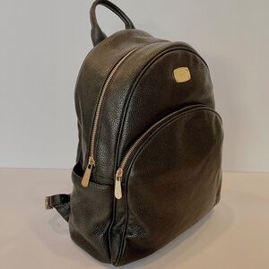 MICHEAL KORS Black Large Leather Backpack